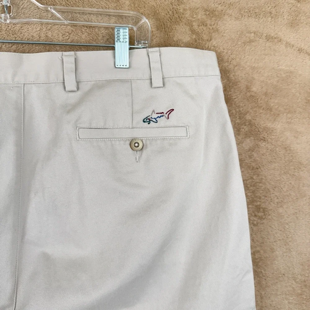 Greg‎ Norman Mens Golf Pants 40x32 Beige Comfort Straight Business Casual Chinos - Picture 6 of 10